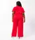 Macacão Plus Size Em Viscose Slub na internet