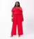Macacão Plus Size Em Viscose Slub na internet