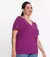 Blusa Feminina Plus Size Decote V - comprar online