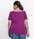 Blusa Feminina Plus Size Decote V na internet