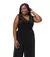 Macacão Feminino Plus Size Decote V na internet