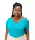 Blusa Feminina Plus Size Decote V na internet