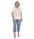 Blusa Plus Size Alongada Folhagens na internet