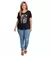 Imagem do Blusa Plus Size Alongada Folhagens