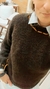 Imagen de Sweater Clásico Intervenido con cuero + Choker Corbatero de regalo