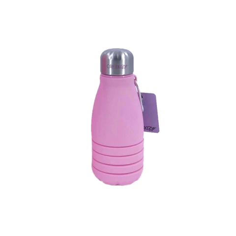 Botella De Silicona Plegable Con Tapa A Rosca Moderna Cresko CK753