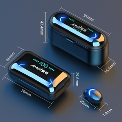 F9 fones de ouvido sem fio bluetooth 5.0 tws na internet