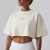 Cropped Oversized TRIPC- Off- white