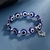 Imagem do Colar de pingente de olho azul mal para mulheres preto cordão de cera colares d