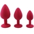 Plug anal bujão de silicone bujão sexo unisex 3 tamanho diferente brinquedos p