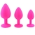 Plug anal bujão de silicone bujão sexo unisex 3 tamanho diferente brinquedos p - MULTDROP