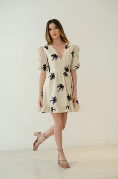 Vestido Laura palmeras - tienda online