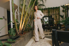 Pantalón Chic lino puro - Claudia Arias