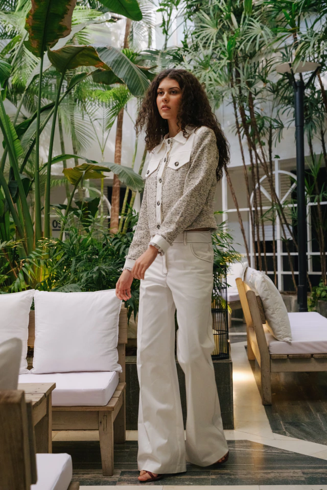 Pantalón nicasia gabardina de algodón con elastano — imagen 5
