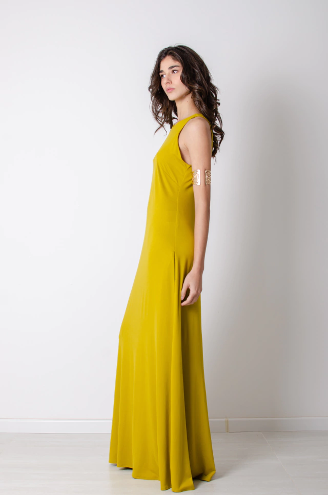 Vestido modal azafrán — imagen 4