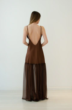 Vestido lencero bandó gasa - tienda online