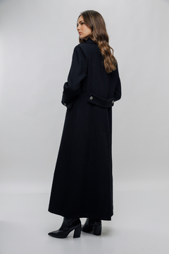 Tapado Daphne largo negro - tienda online