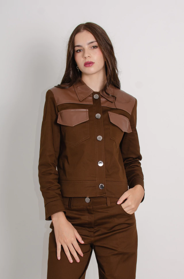 Campera Cami combinada de Claudia Arias