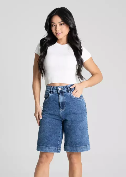 Bermuda Jeans Sawary - 281345 AZUL