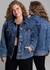 JAQUETA JEANS SAWARY PLUS SIZE - 273670 - loja online