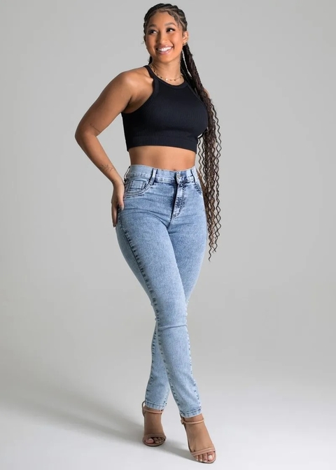 CALÇA JEANS SAWARY SKINNY - 277411