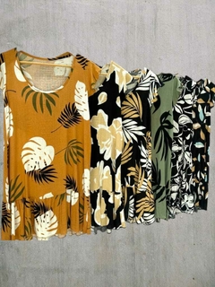 Vestidos mangas con volados