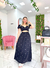 Conjunto Algodão Cropped + Saia Bordado Alice Preto - Ella’s Fashion Store