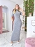 Vestido Longo Canelado Gola Alta MYFT - comprar online