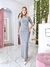 Vestido Longo Canelado Gola Alta MYFT - comprar online