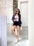Shorts Saia Viscose Angel Preto