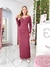 Vestido Longo Poliamida MYFT Manga Longa
