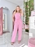 Conjunto Alfaiataria Cropped + Calça Sophia Rosa Bebê na internet
