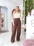 Imagem do Calça Alfaiataria Wide Leg Gabriela Marrom