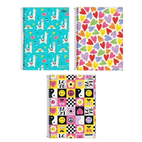 Caderno Espiral Universitário 10 Matérias Show