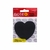 Bloco de Notas Adesivas Coração Black - 67x64mm - 50 folhas
