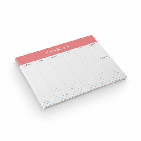 Planner de Mesa - Minha Semana - S2 - 250x170mm - 54 folhas