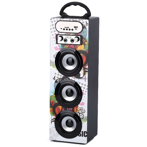 PARLANTE TRIPLE CON BATERIA SENON - PIER304