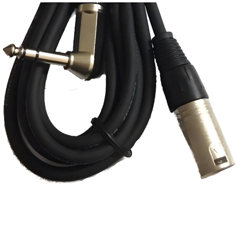 CABLE DE MICROFONO DE 3MTS CON CABLE CANON MACHO A PLUG MOON AUDIO PRO - CE3CMP