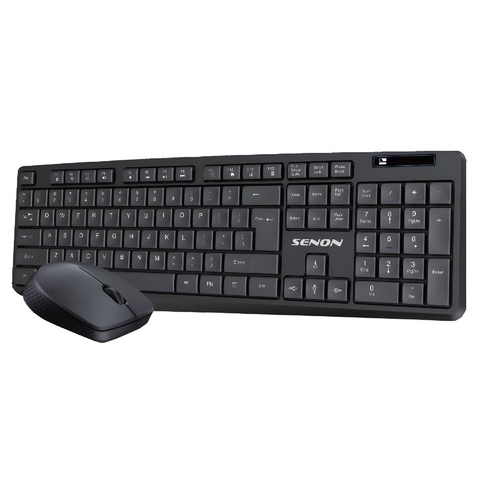 COMBO TECLADO Y MOUSE INALAMBRICO SENON - KW278