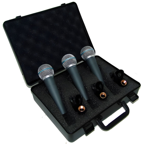 PACK DE MICROFONOS DINAMICOS MOON - M59PACK