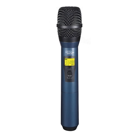 MICROFONO INALAMBRICO DE MANO PARA MIC MI04UB CON FREC INTERCAMBIABLE SIN BASE MOON - MI04UM