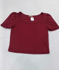 Cropped Bordo