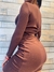 Vestido Vênus tricozinho - COR DE ROMÃ