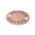 Plaquinha de Metal Filigrana Personalizada Redonda 15mm - 270 un