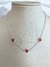 colar Virgínia vermelho - trevo - comprar online