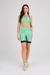 CONJUNTO TOP E SHORTS COM RECORTES E BOLSO Ref.: SH8016- 8014MENTA na internet