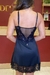 CAMISOLA COM BOJO REMOVIVEL EM DETALHES TULE E RENDA POSTERIOR Ref.: 2314