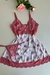 CAMISOLA MARIA LIGANETE ESTAMPADA E RENDA SEM BOJO