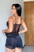 SHORT DOLL EM LIGANETE BOJO REMOVIVEL DETALHE EM TULE NAS COSTAS - comprar online