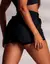 Short sobreposto em tactel com bolsos- F486- Preto na internet